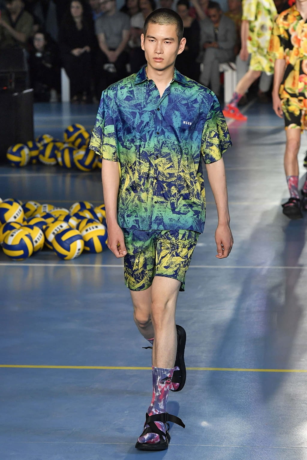 Fashion Week Milan Spring/Summer 2019 look 60 from the MSGM collection 男装