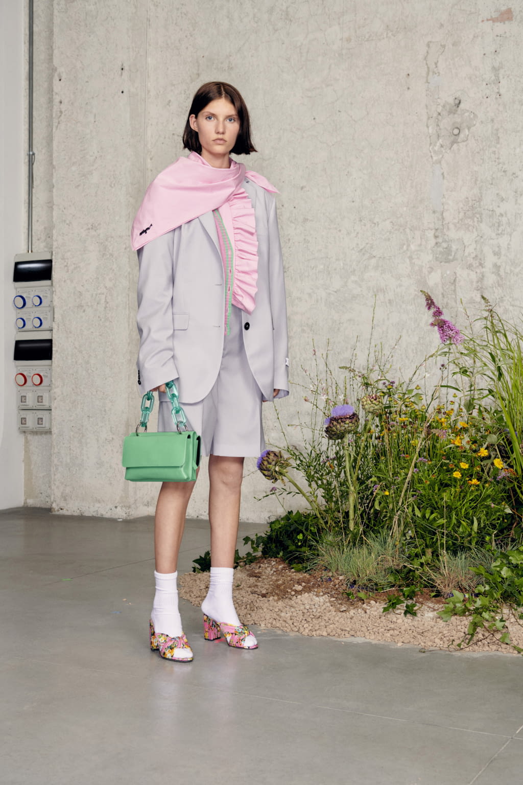 Fashion Week Milan Resort 2021 look 4 from the MSGM collection womenswear