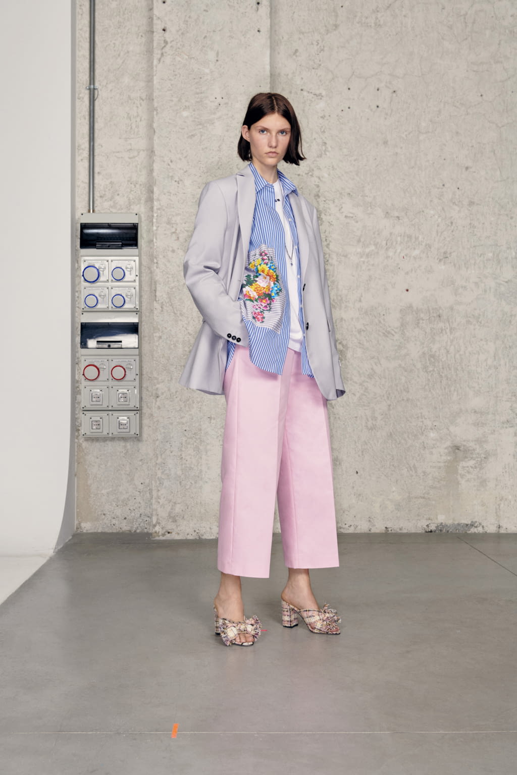 Fashion Week Milan Resort 2021 look 7 from the MSGM collection 女装