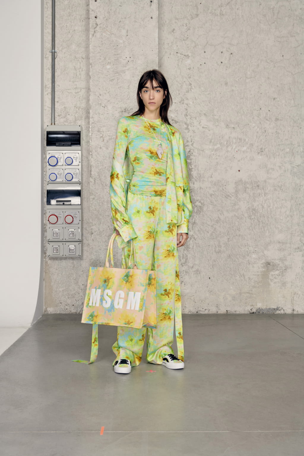 Fashion Week Milan Resort 2021 look 21 from the MSGM collection womenswear