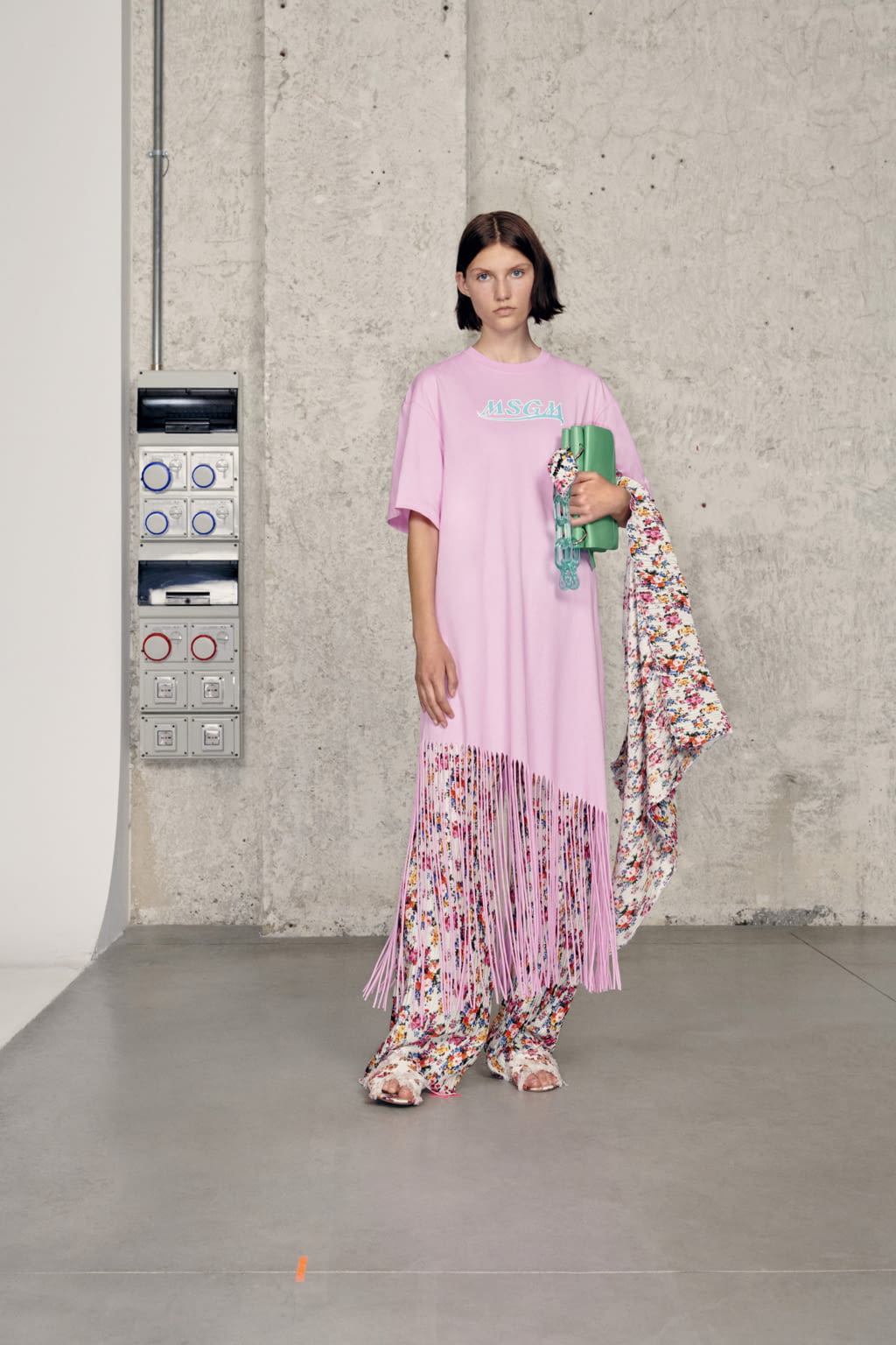 Fashion Week Milan Resort 2021 look 24 from the MSGM collection 女装