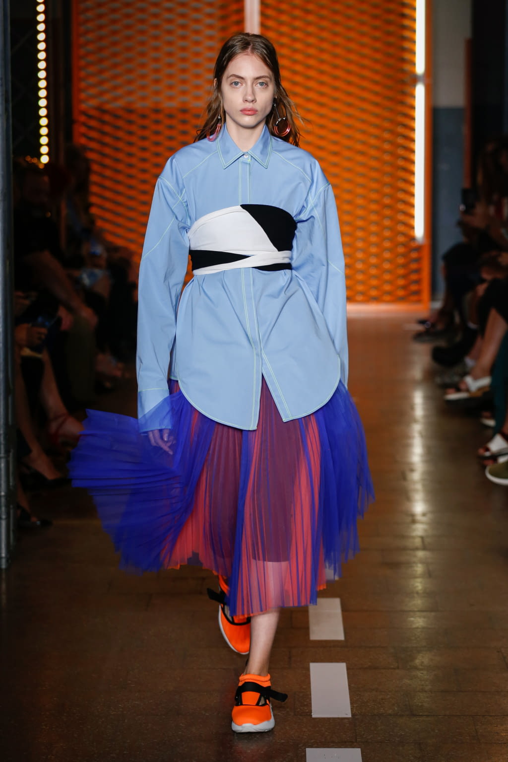 Fashion Week Milan Spring/Summer 2017 look 13 from the MSGM collection womenswear