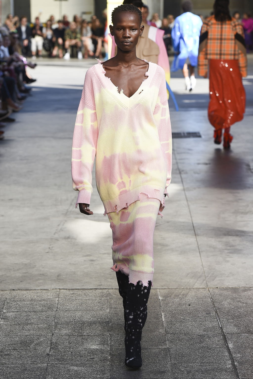 Fashion Week Milan Spring/Summer 2018 look 4 from the MSGM collection 女装