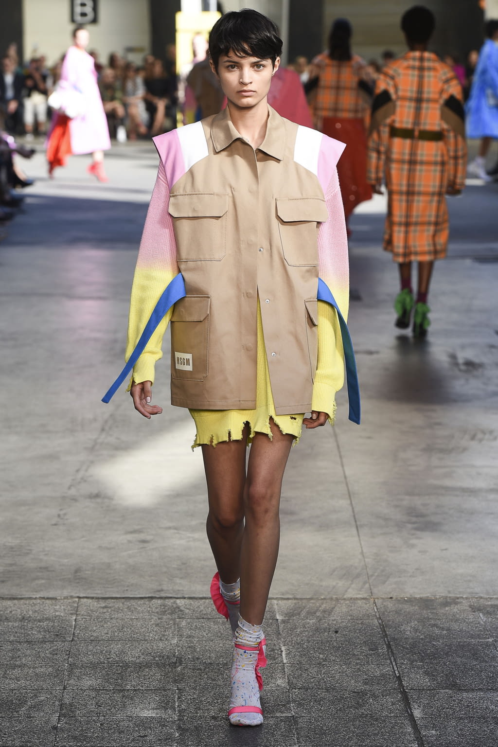 Fashion Week Milan Spring/Summer 2018 look 5 from the MSGM collection 女装