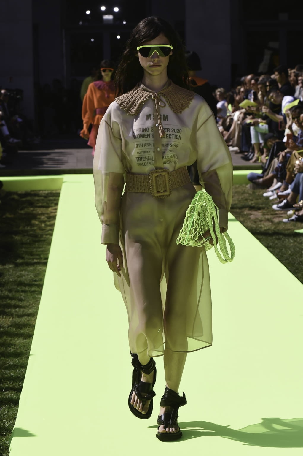 Fashion Week Milan Spring/Summer 2020 look 1 de la collection MSGM womenswear
