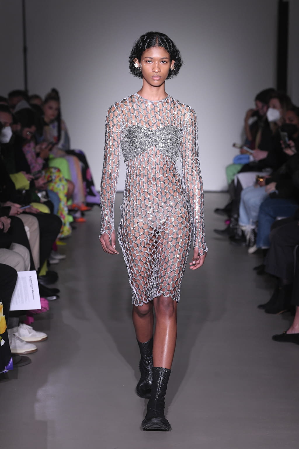Fashion Week Milan Fall/Winter 2022 look 6 de la collection MSGM womenswear