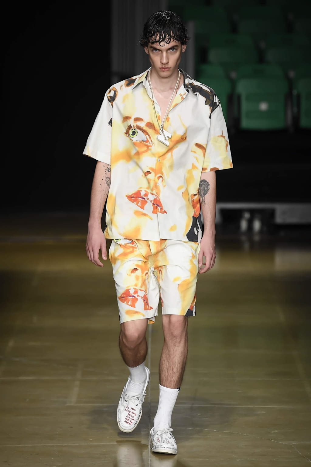 Fashion Week Florence Spring/Summer 2020 look 19 from the MSGM collection menswear