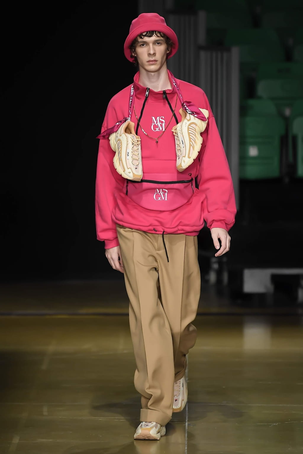 Fashion Week Florence Spring/Summer 2020 look 46 from the MSGM collection 男装