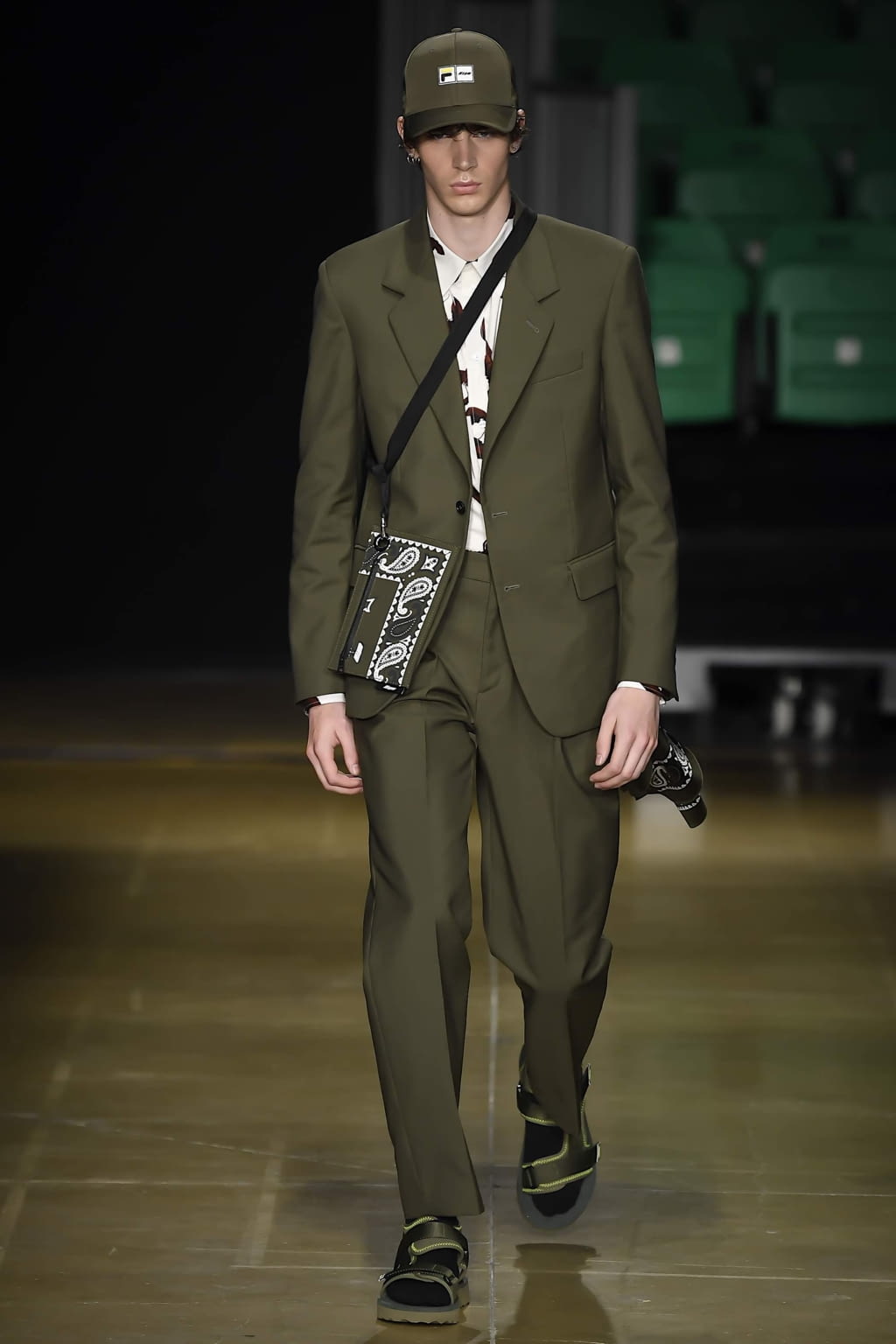 Fashion Week Florence Spring/Summer 2020 look 6 from the MSGM collection menswear