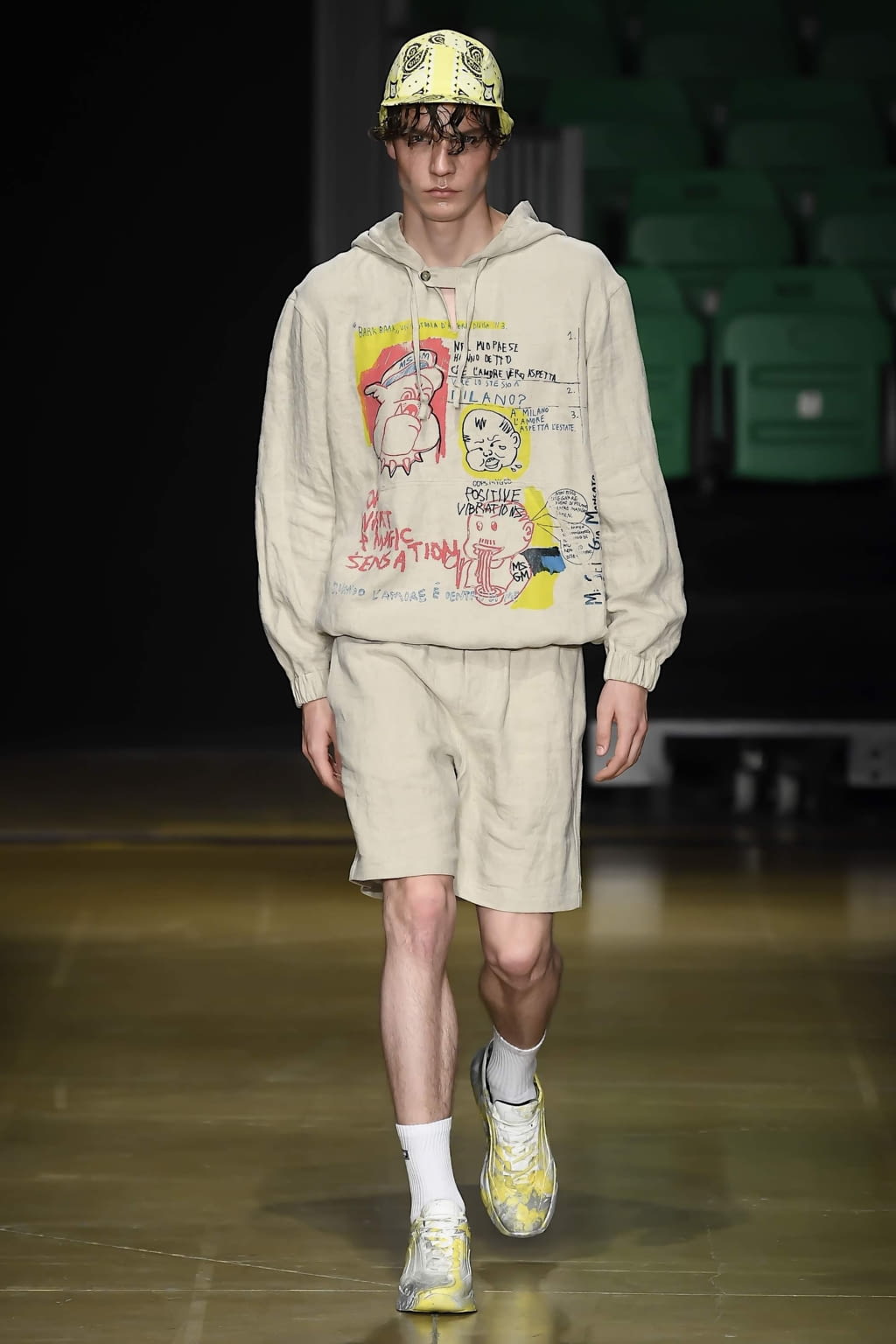 Fashion Week Florence Spring/Summer 2020 look 13 from the MSGM collection menswear