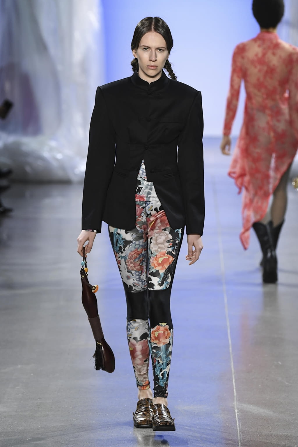 Fashion Week New York Fall/Winter 2020 look 11 from the Mukzin collection 女装