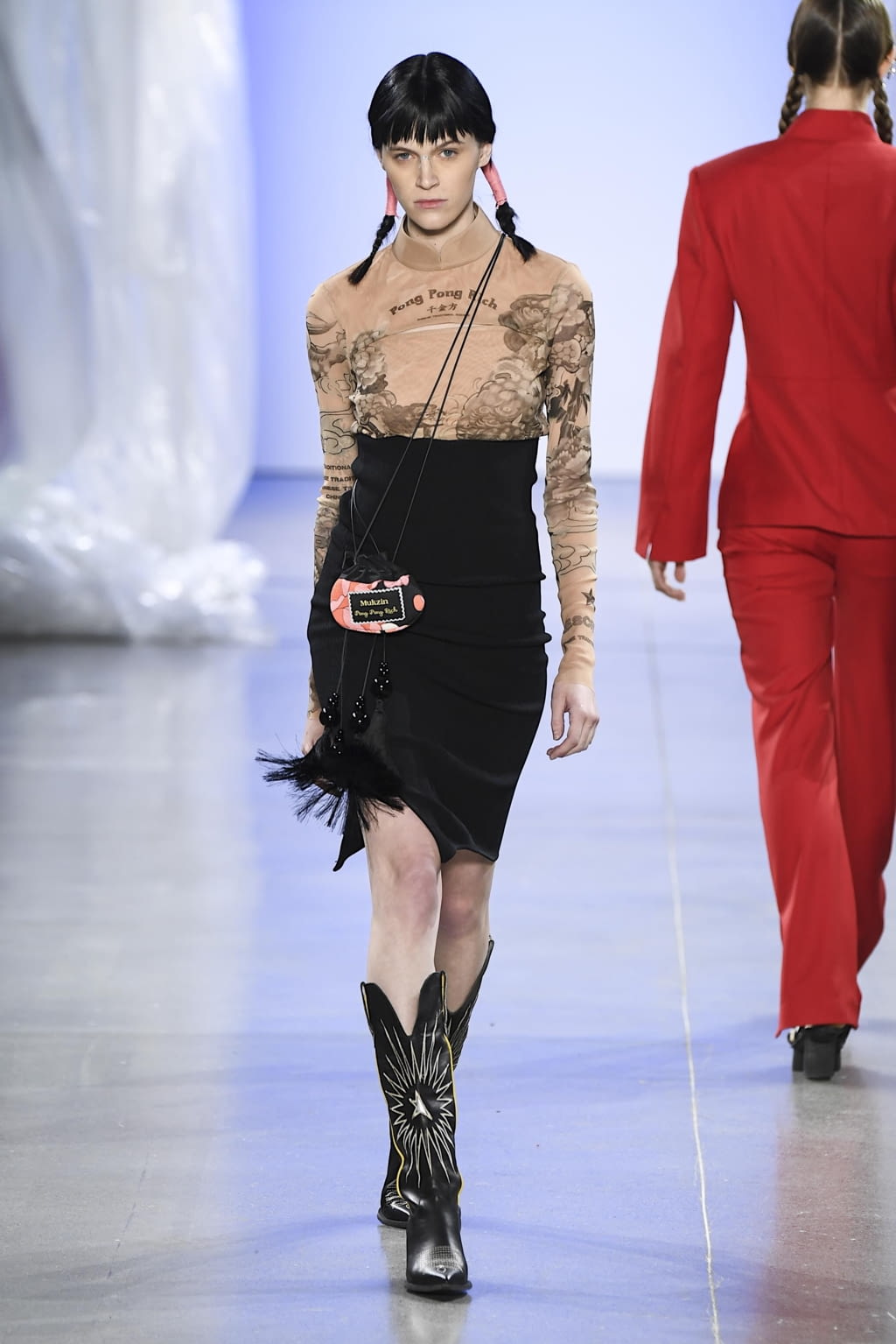 Fashion Week New York Fall/Winter 2020 look 13 de la collection Mukzin womenswear