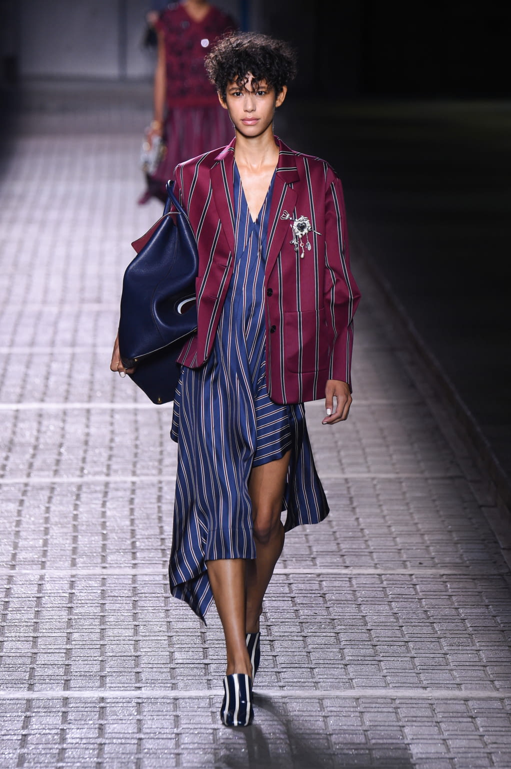 Fashion Week London Spring/Summer 2017 look 14 from the Mulberry collection womenswear