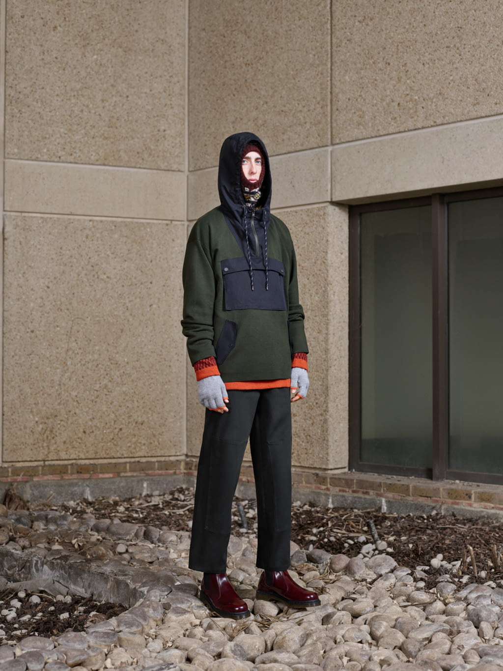 Fashion Week London Fall/Winter 2018 look 6 from the Pringle of Scotland collection menswear