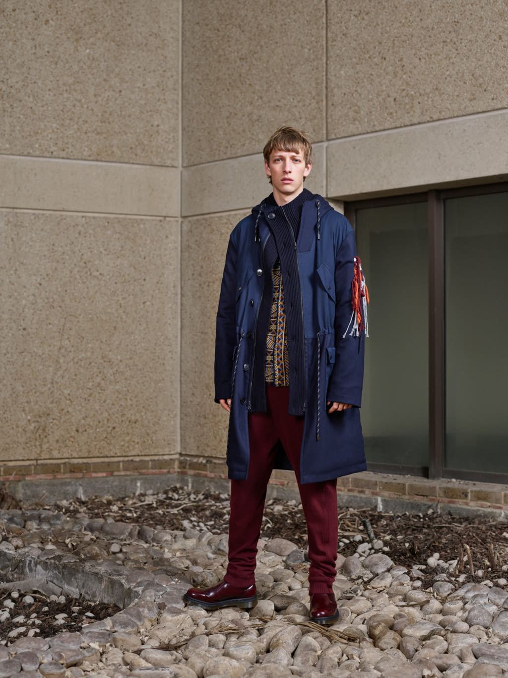 Fashion Week London Fall/Winter 2018 look 9 from the Pringle of Scotland collection menswear