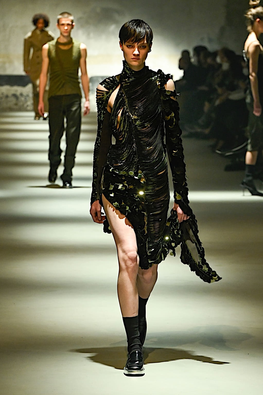Fashion Week Milan Fall/Winter 2022 look 7 from the N°21 collection 女装