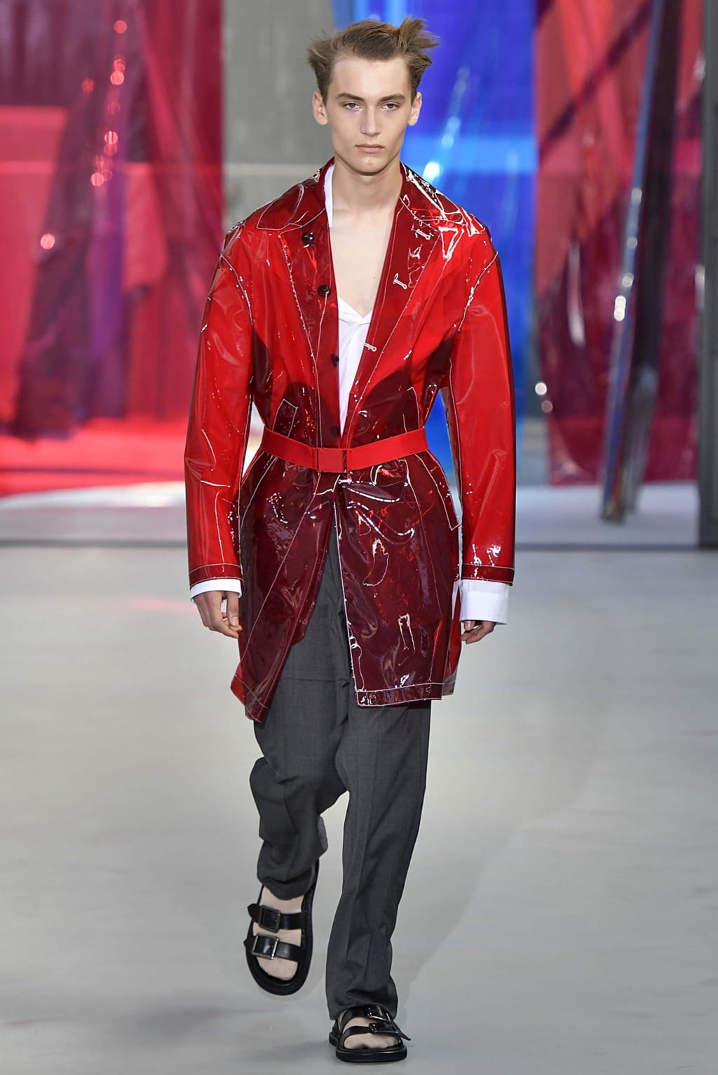 Fashion Week Milan Spring/Summer 2019 look 7 de la collection N°21 menswear