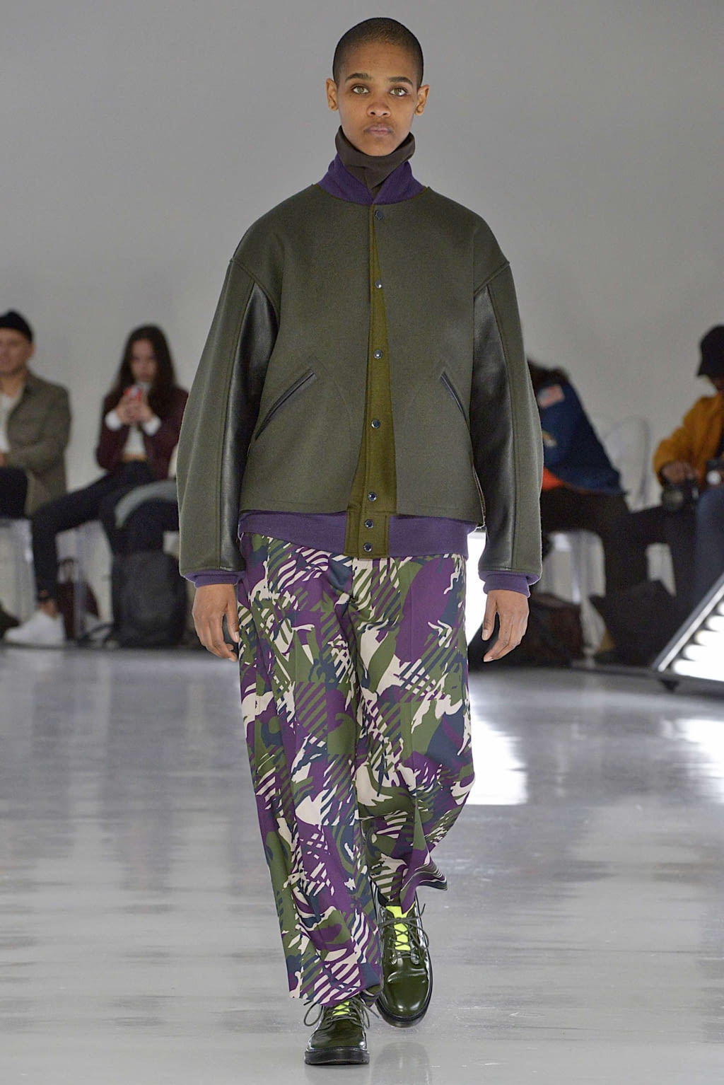 Fashion Week New York Fall/Winter 2019 look 7 from the N.Hoolywood collection menswear