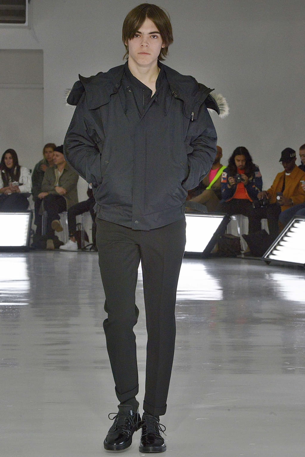 Fashion Week New York Fall/Winter 2019 look 13 from the N.Hoolywood collection menswear