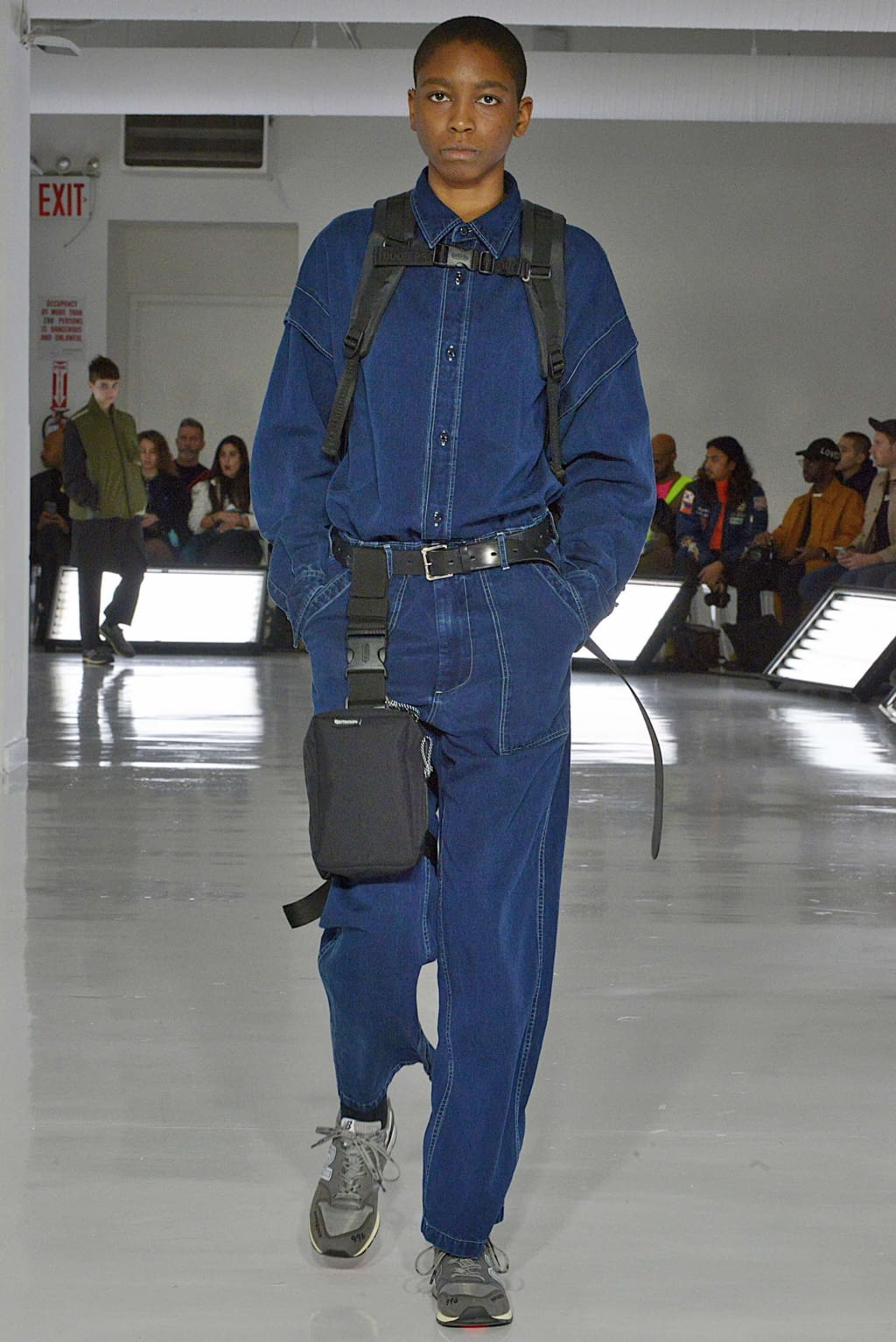 Fashion Week New York Fall/Winter 2019 look 27 from the N.Hoolywood collection menswear