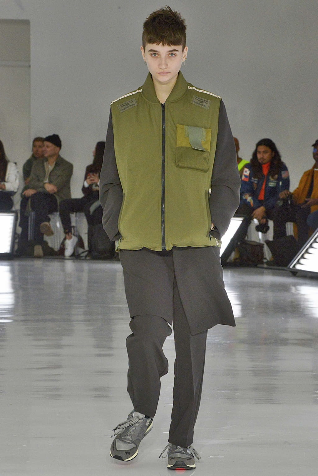 Fashion Week New York Fall/Winter 2019 look 28 from the N.Hoolywood collection menswear