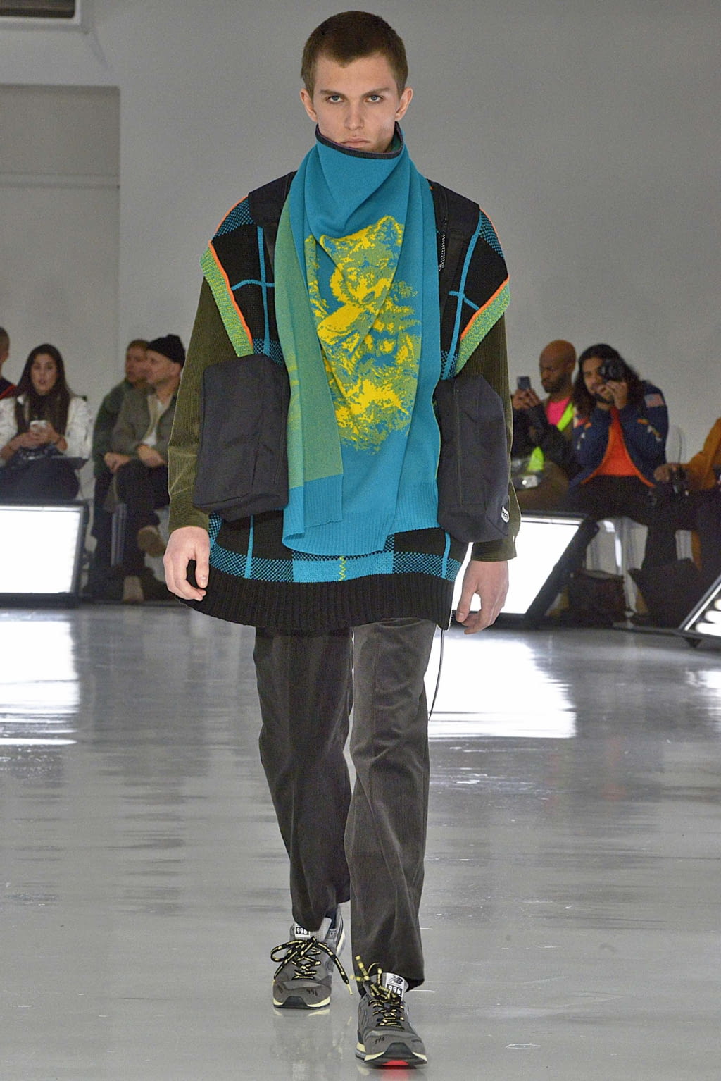 Fashion Week New York Fall/Winter 2019 look 33 from the N.Hoolywood collection 男装