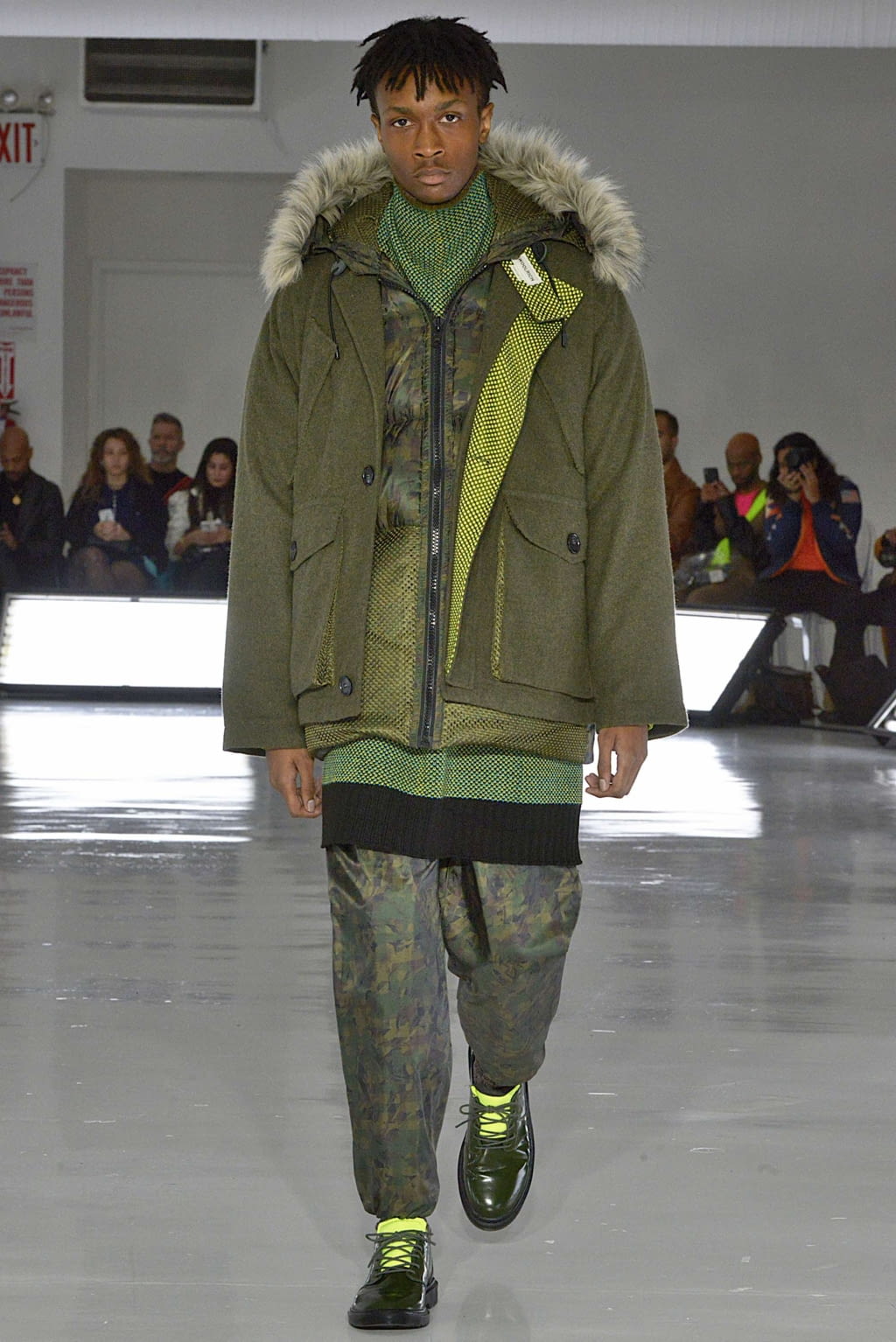 Fashion Week New York Fall/Winter 2019 look 36 from the N.Hoolywood collection menswear