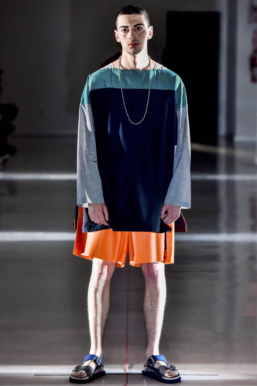 Fashion Week New York Spring/Summer 2019 look 38 from the N.Hoolywood collection menswear