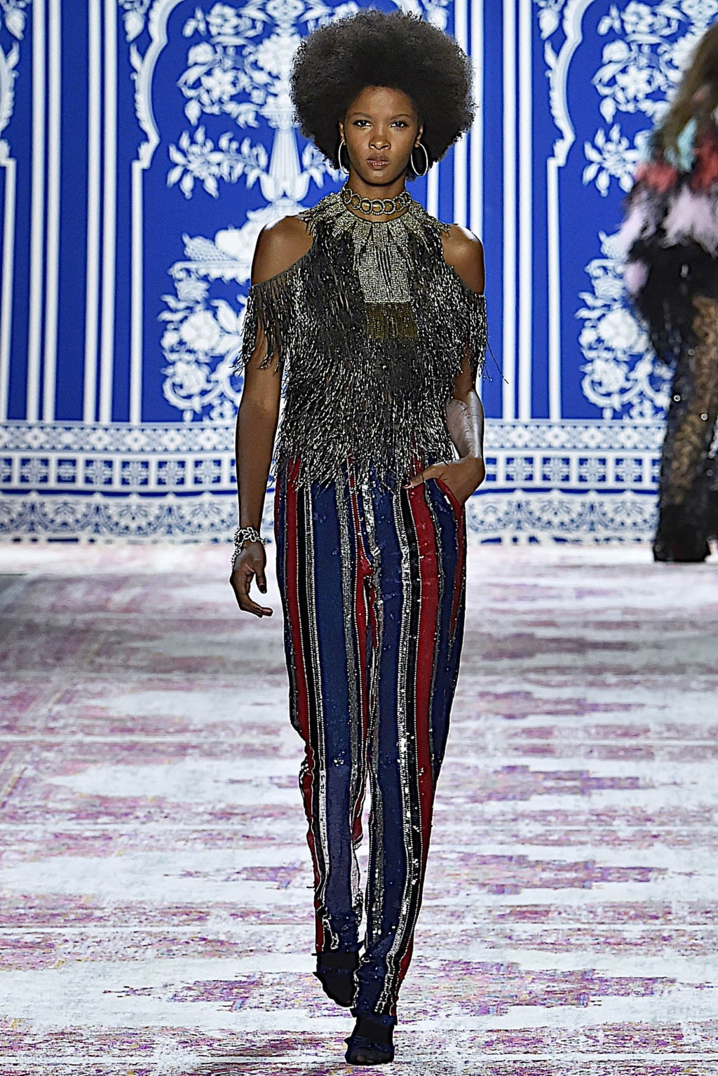 Fashion Week New York Fall/Winter 2019 look 3 from the Naeem Khan collection 女装