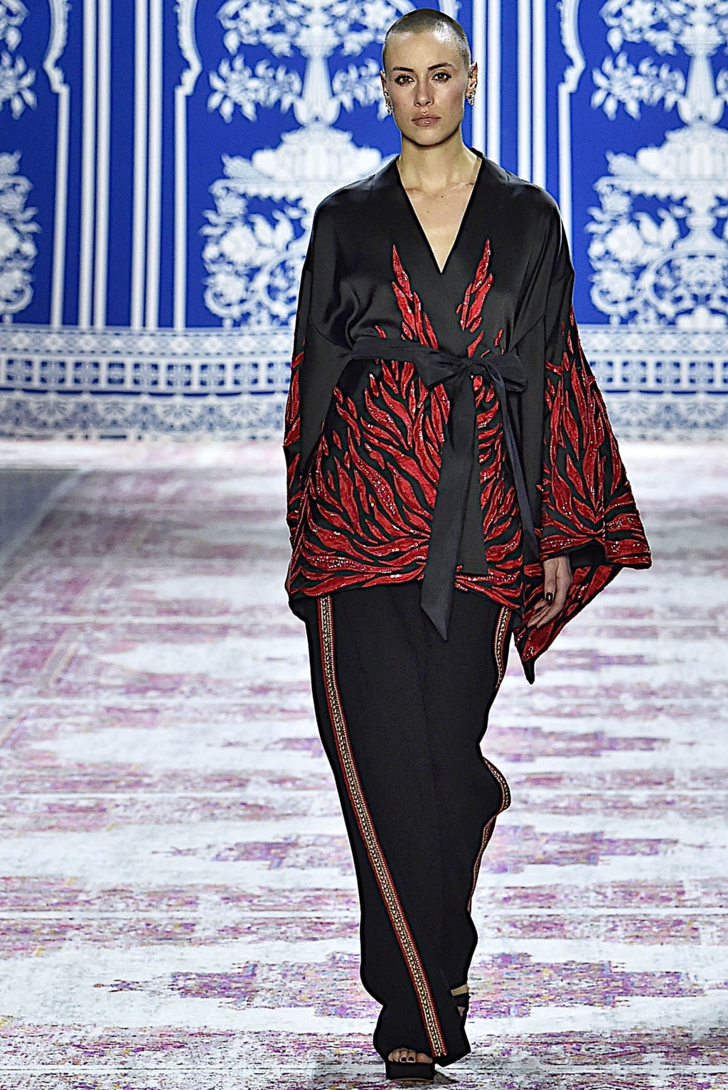 Fashion Week New York Fall/Winter 2019 look 4 from the Naeem Khan collection 女装