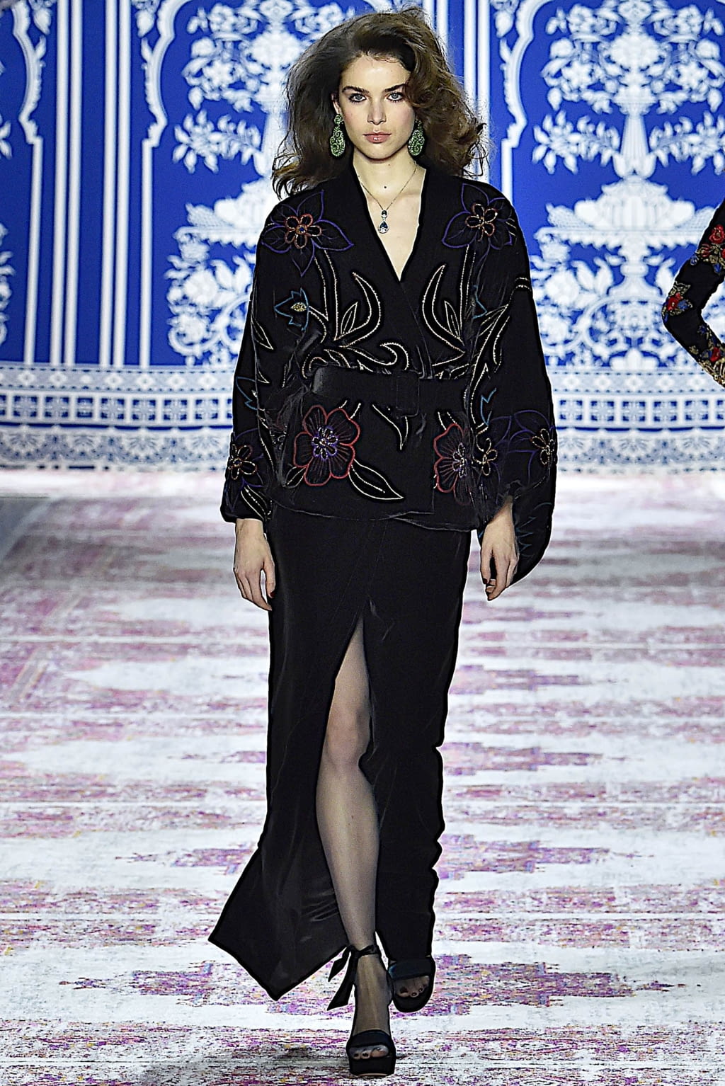 Fashion Week New York Fall/Winter 2019 look 12 from the Naeem Khan collection 女装