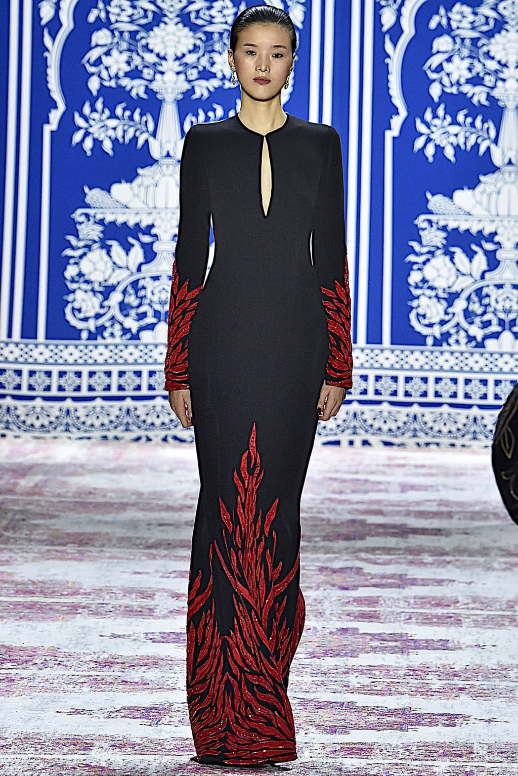 Fashion Week New York Fall/Winter 2019 look 13 from the Naeem Khan collection womenswear