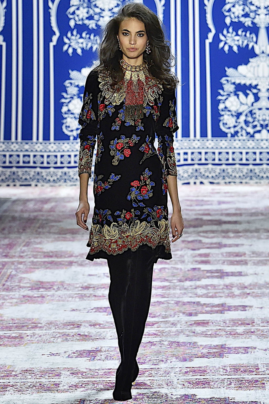 Fashion Week New York Fall/Winter 2019 look 14 from the Naeem Khan collection womenswear
