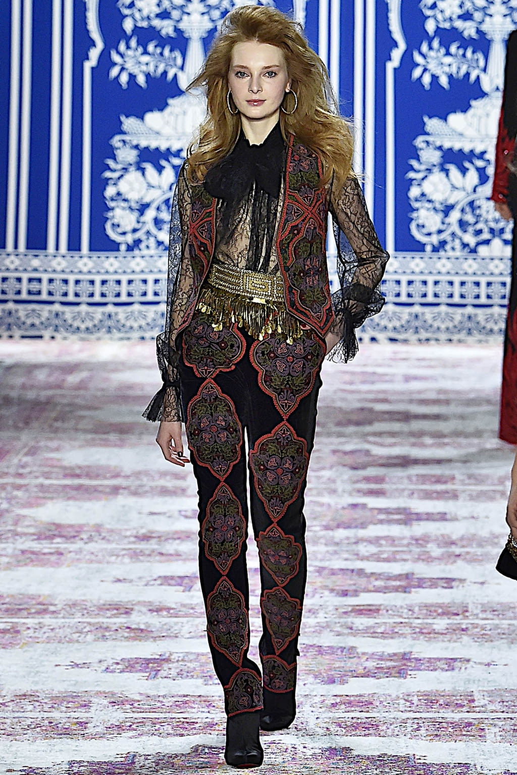 Fashion Week New York Fall/Winter 2019 look 15 from the Naeem Khan collection womenswear