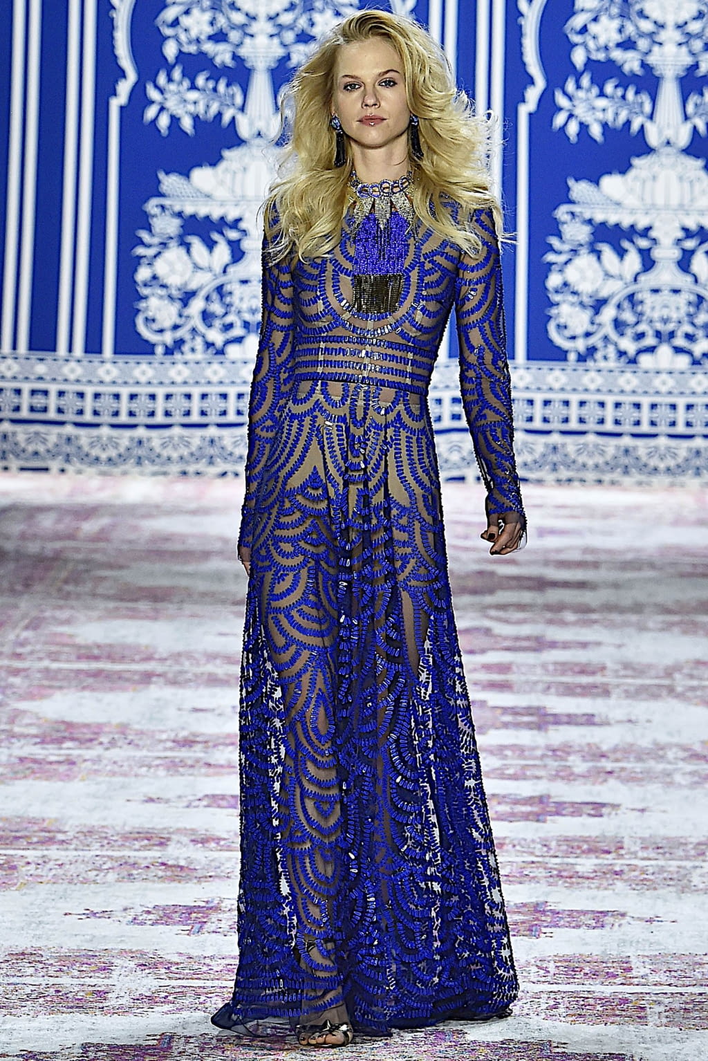 Fashion Week New York Fall/Winter 2019 look 21 from the Naeem Khan collection 女装