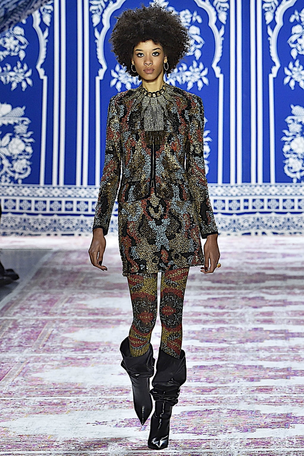 Fashion Week New York Fall/Winter 2019 look 30 from the Naeem Khan collection 女装