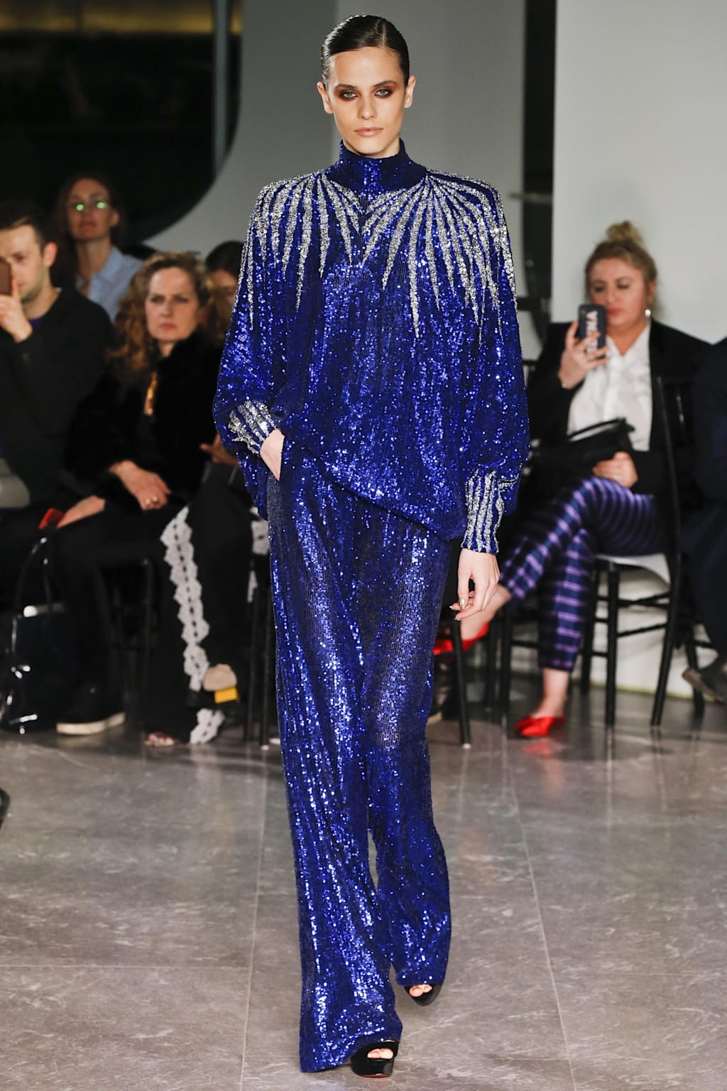 Fashion Week New York Fall/Winter 2020 look 3 from the Naeem Khan collection womenswear