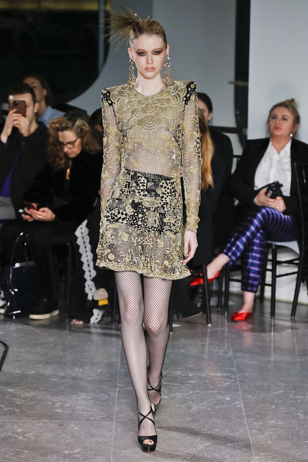 Fashion Week New York Fall/Winter 2020 look 11 from the Naeem Khan collection womenswear