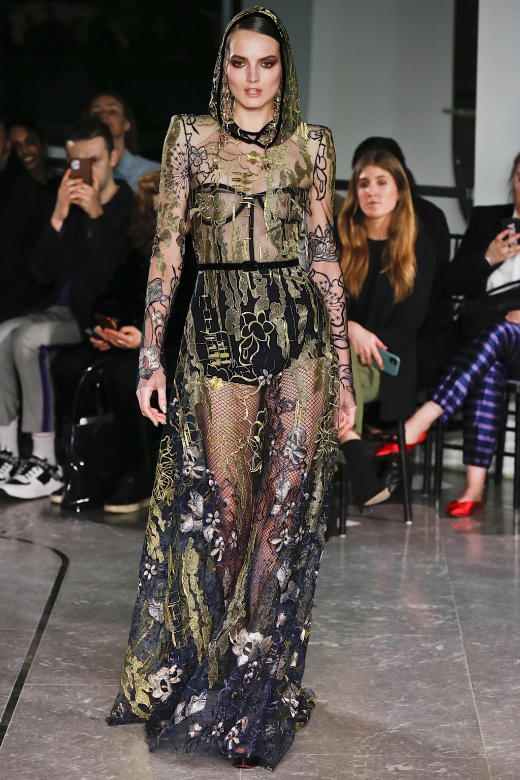 Fashion Week New York Fall/Winter 2020 look 13 from the Naeem Khan collection womenswear