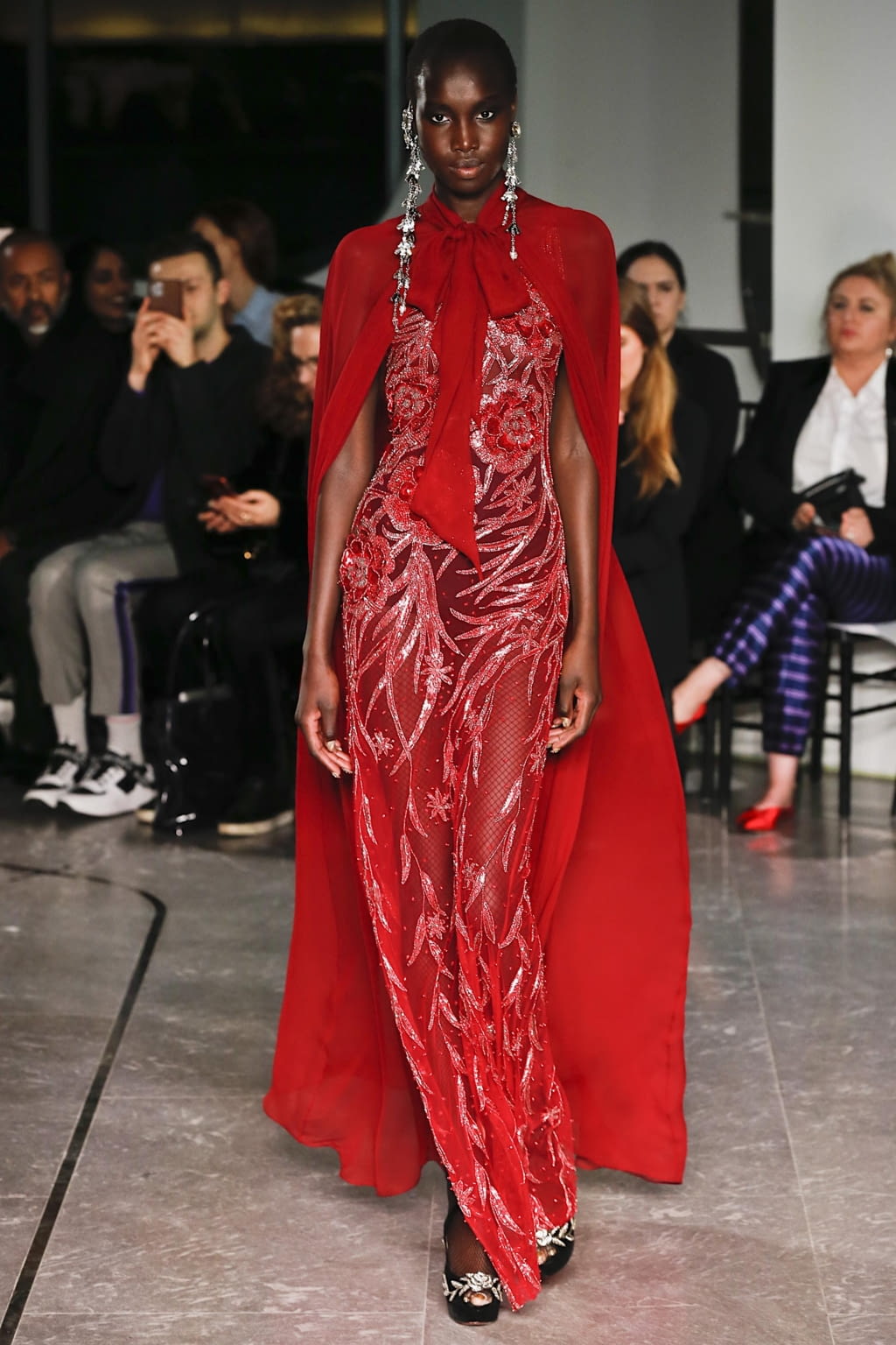 Fashion Week New York Fall/Winter 2020 look 15 from the Naeem Khan collection womenswear