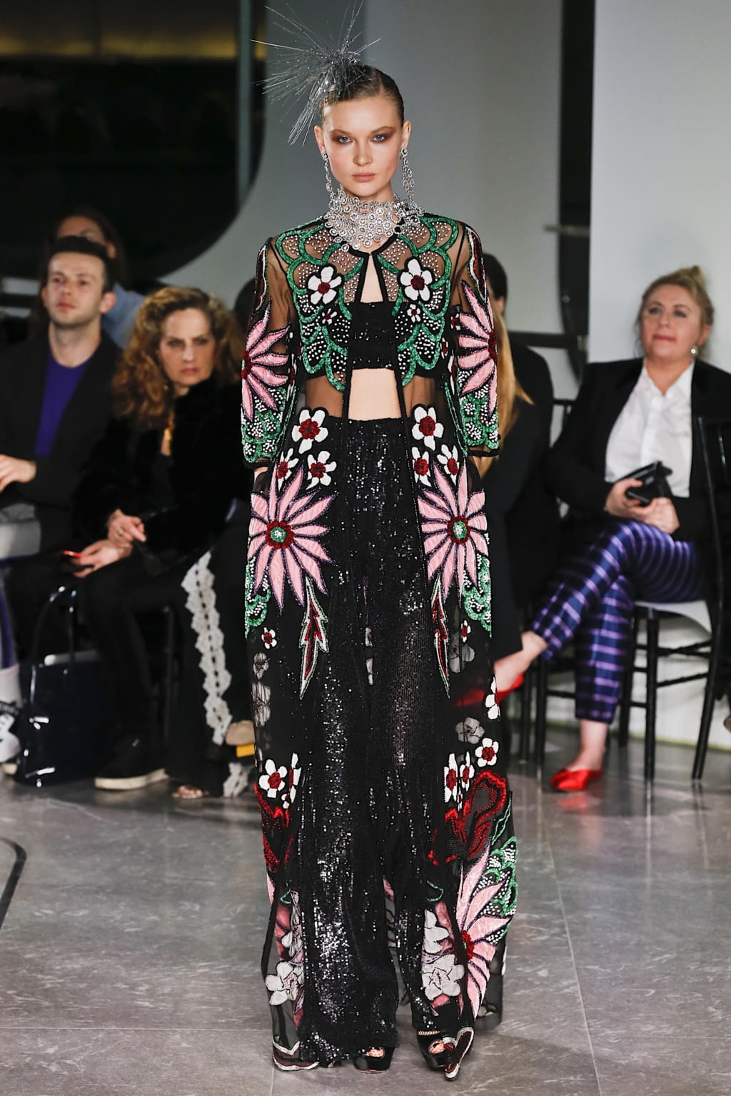Fashion Week New York Fall/Winter 2020 look 18 from the Naeem Khan collection womenswear