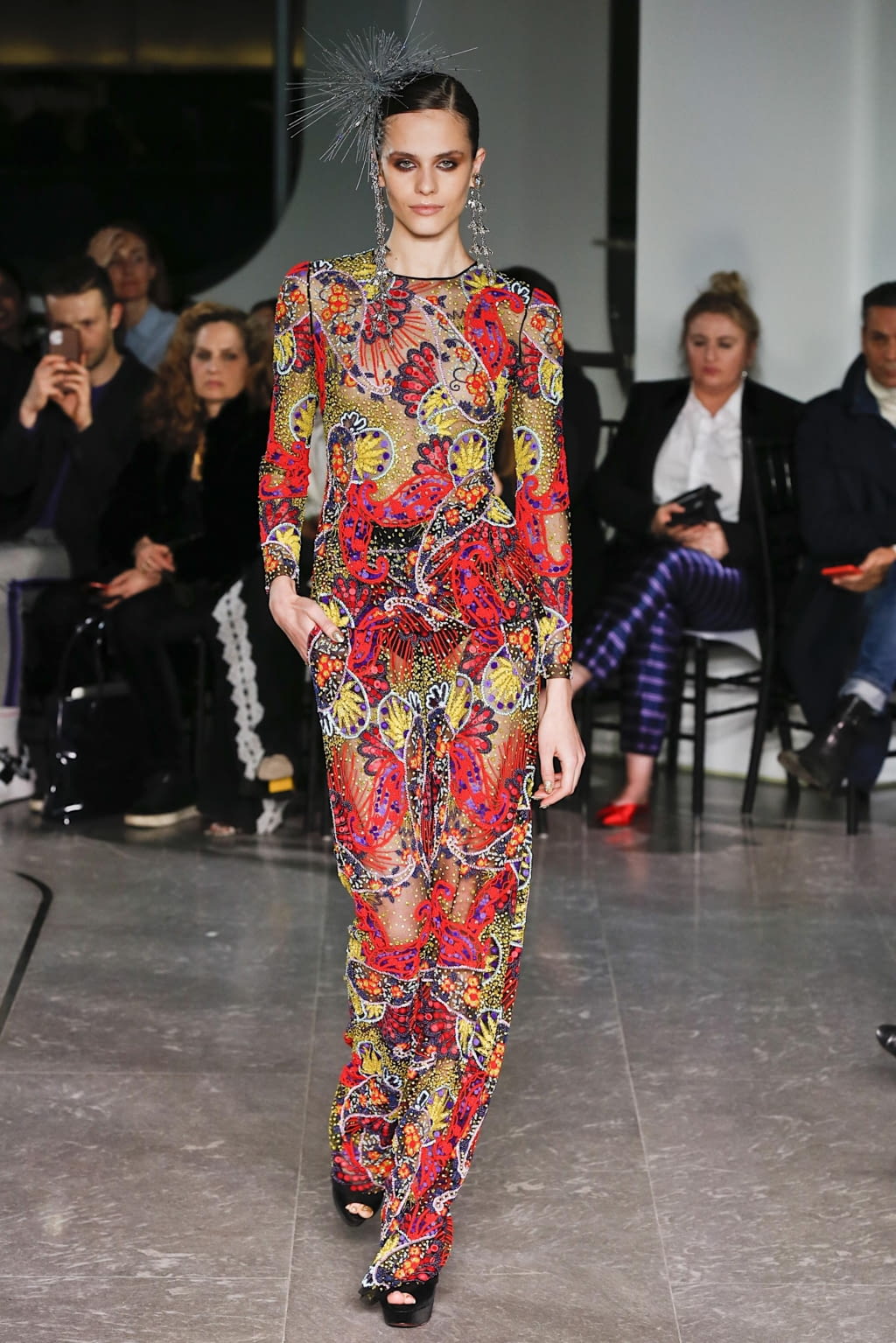 Fashion Week New York Fall/Winter 2020 look 20 from the Naeem Khan collection womenswear