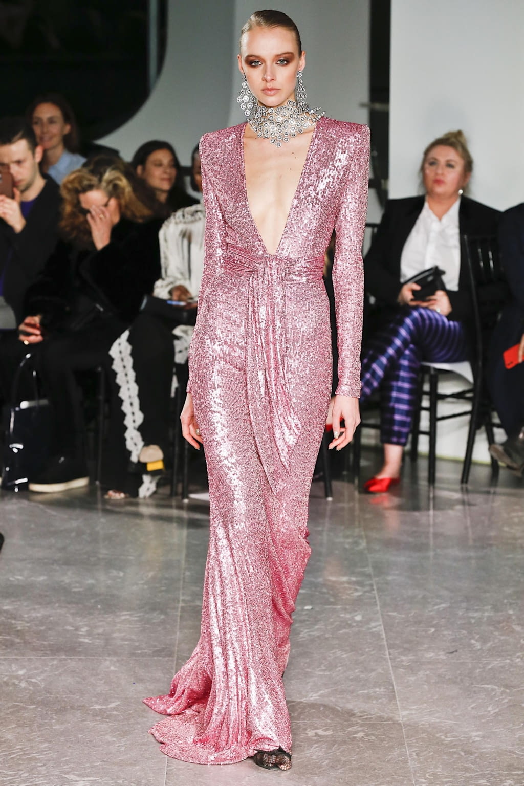 Fashion Week New York Fall/Winter 2020 look 26 from the Naeem Khan collection womenswear