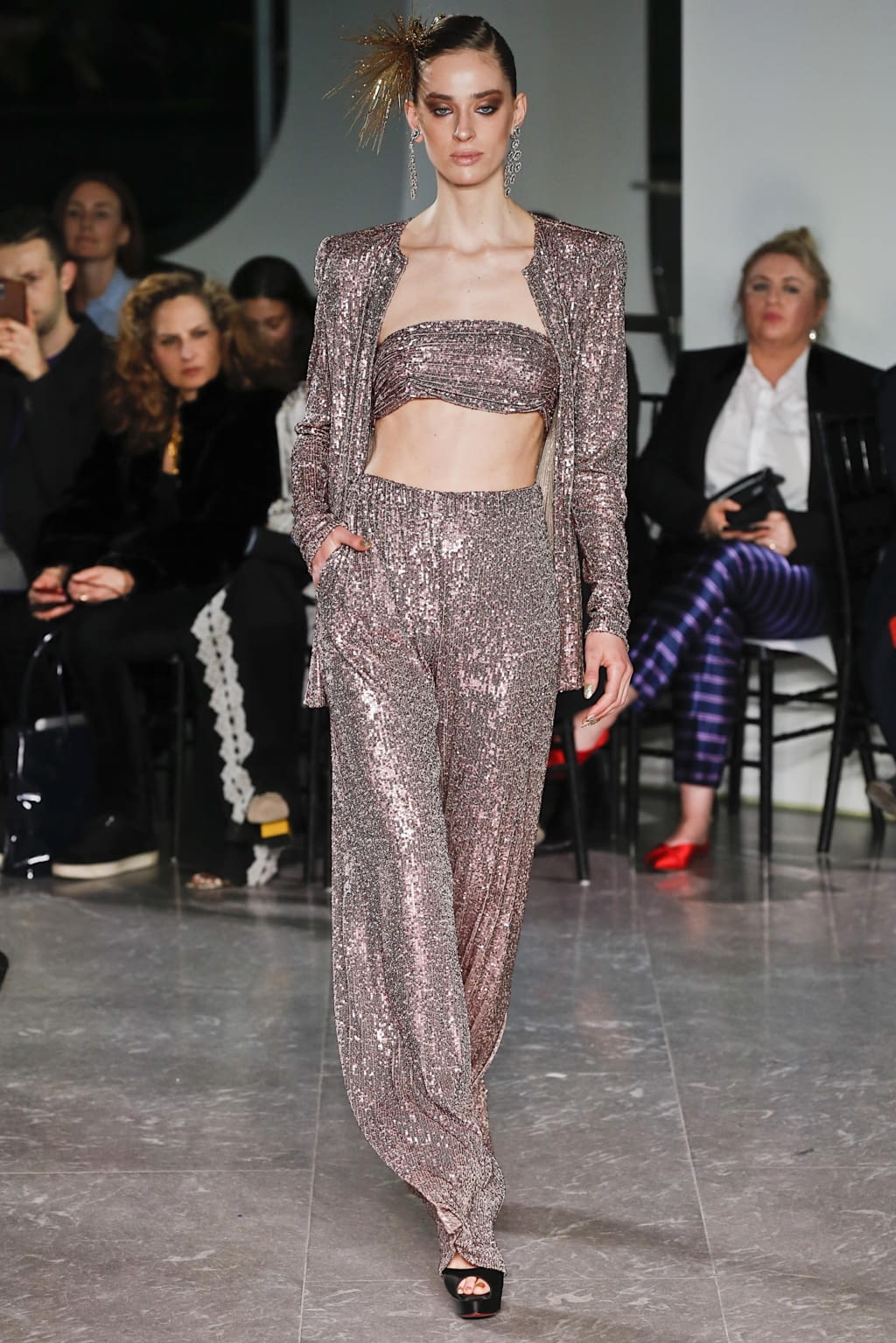Fashion Week New York Fall/Winter 2020 look 27 from the Naeem Khan collection womenswear