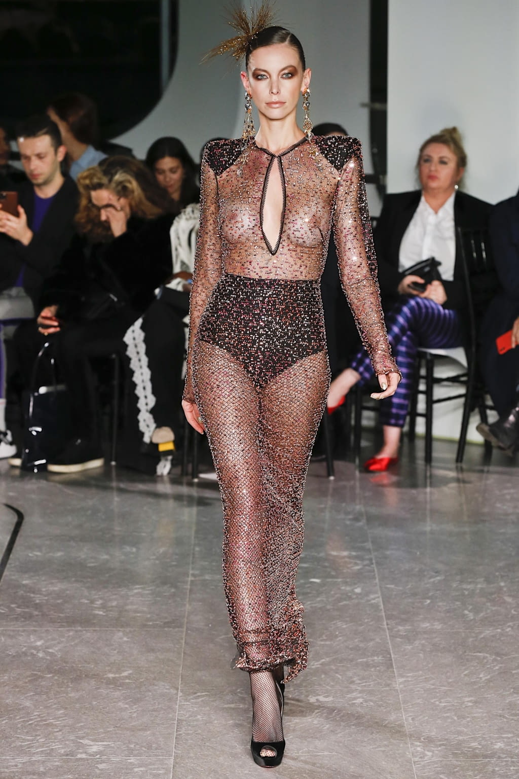 Fashion Week New York Fall/Winter 2020 look 30 from the Naeem Khan collection 女装