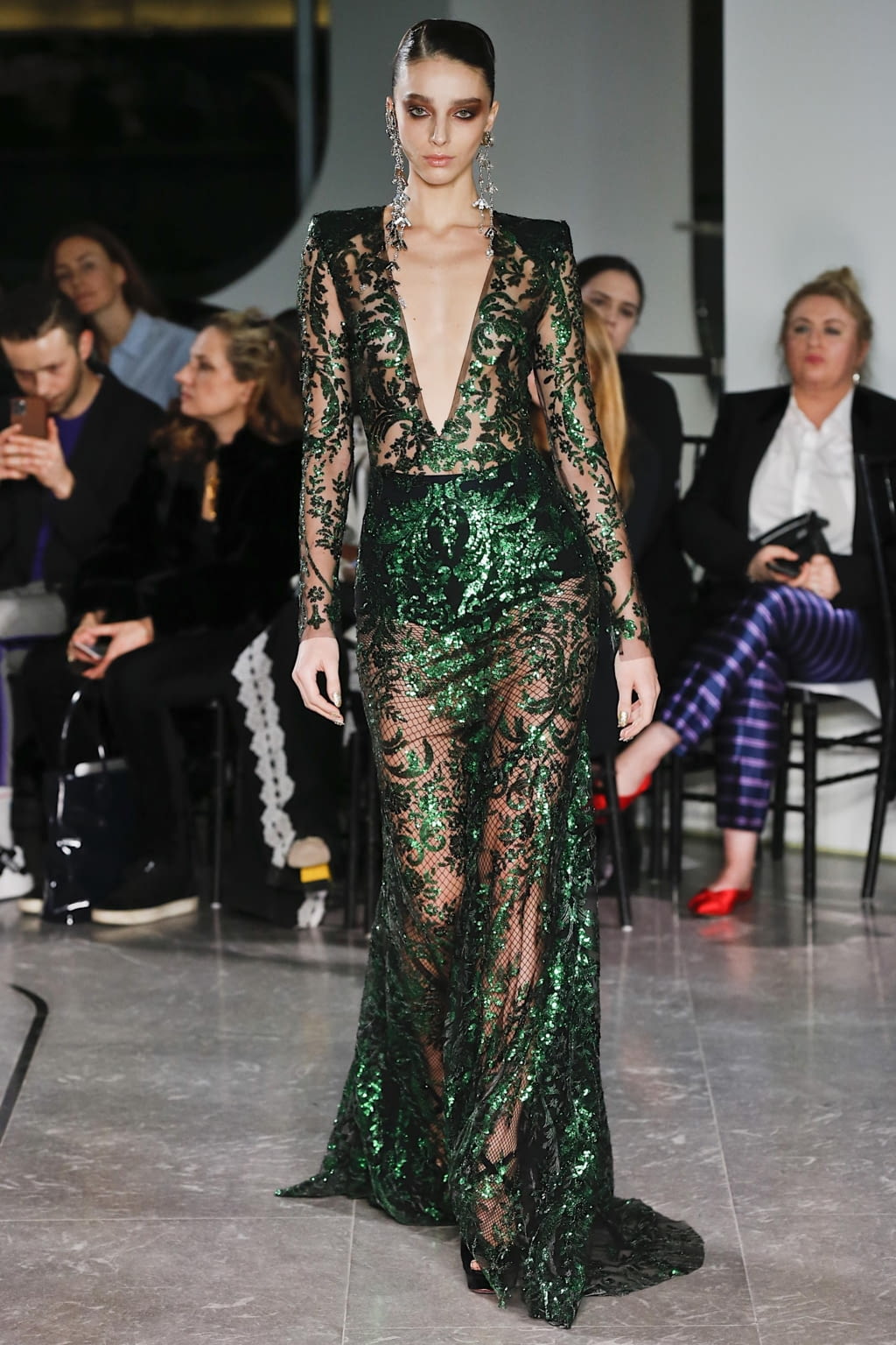Fashion Week New York Fall/Winter 2020 look 31 from the Naeem Khan collection womenswear