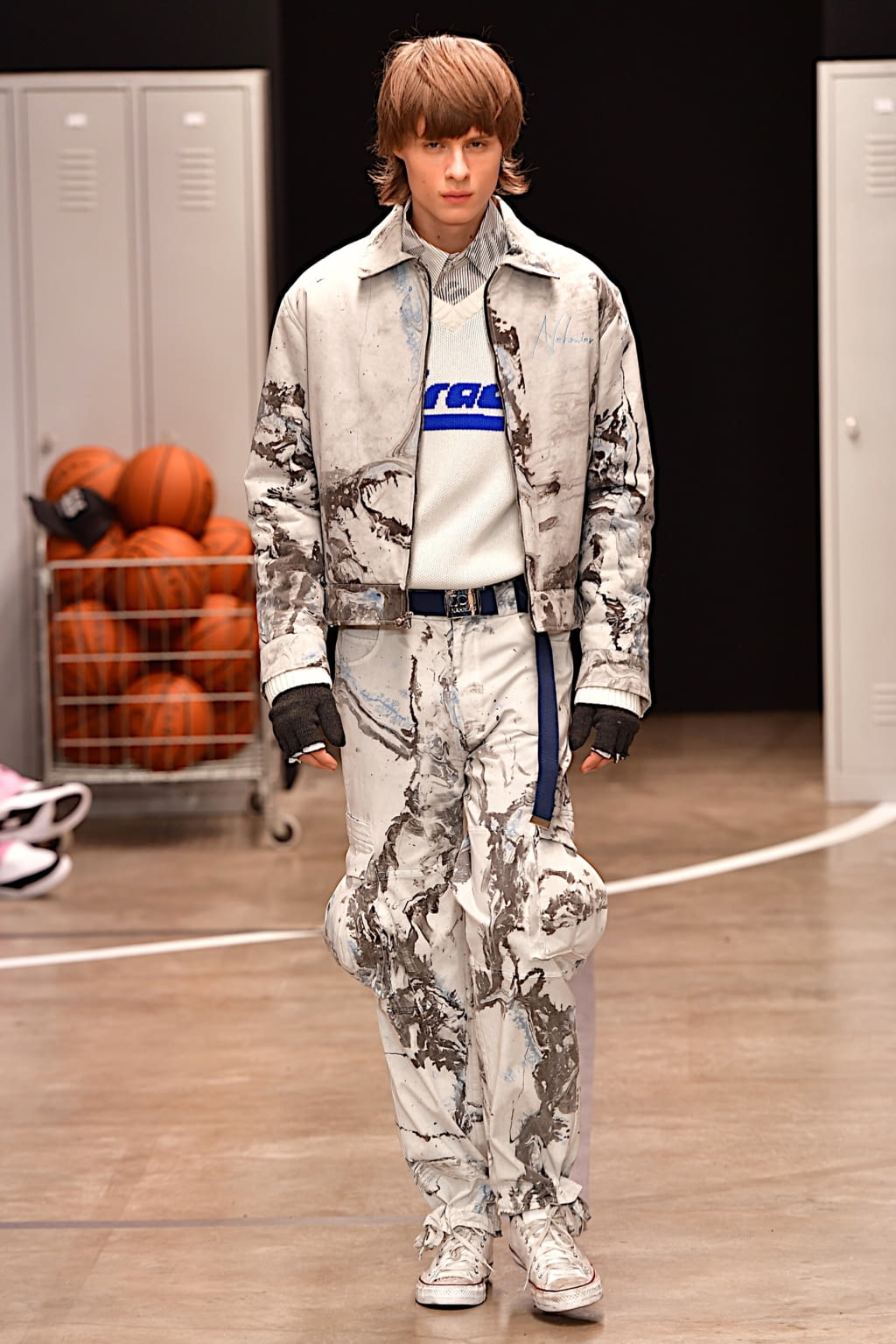 Fashion Week Paris Fall/Winter 2022 look 18 from the Nahmias collection 男装
