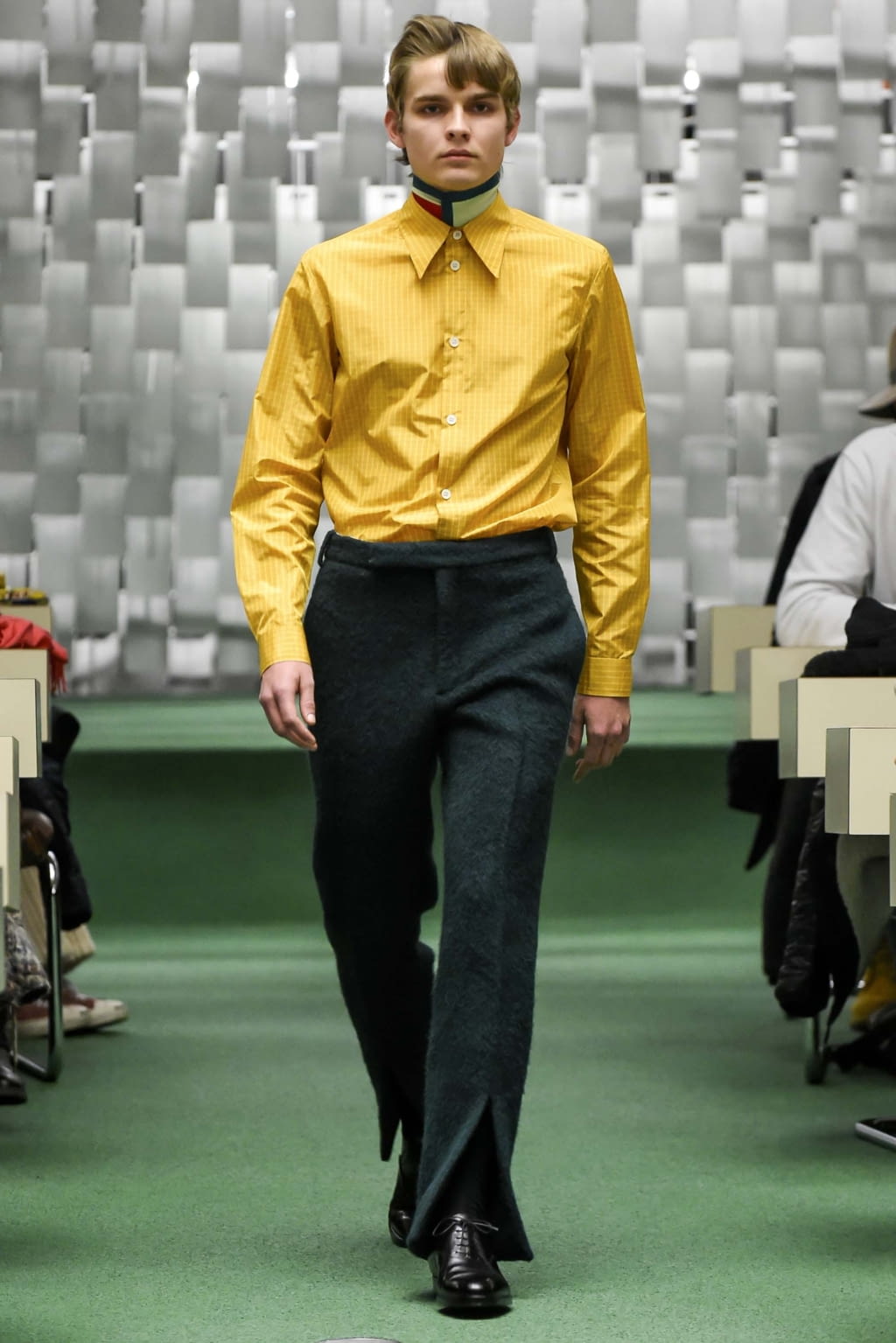 Fashion Week Paris Fall/Winter 2018 look 5 from the Namacheko collection menswear