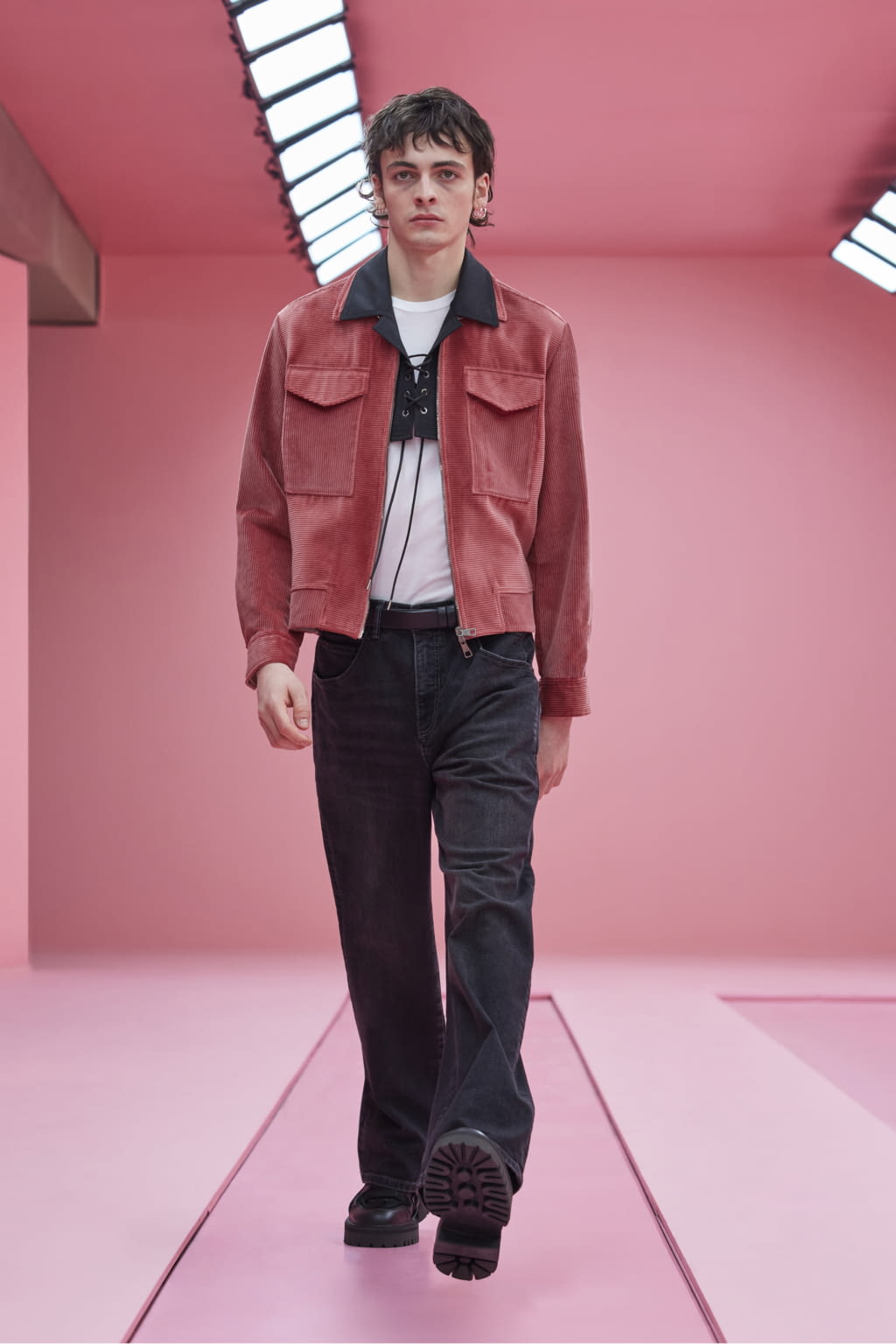 Fashion Week Milan Fall/Winter 2022 look 19 from the Neil Barrett collection 男装