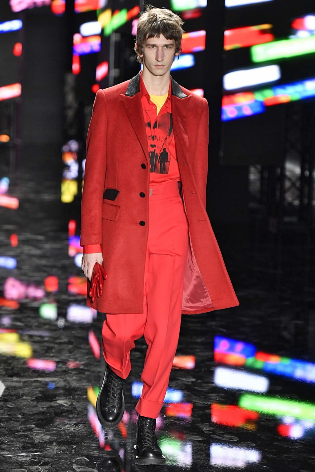 Fashion Week Milan Fall/Winter 2019 look 6 from the Neil Barrett collection 男装